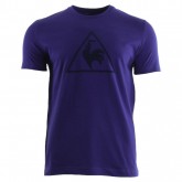 Le Coq Sportif Abrito Tee Ss M Ultra Blue Violet T-Shirts Manches Courtes Homme Escompte En Lgine 